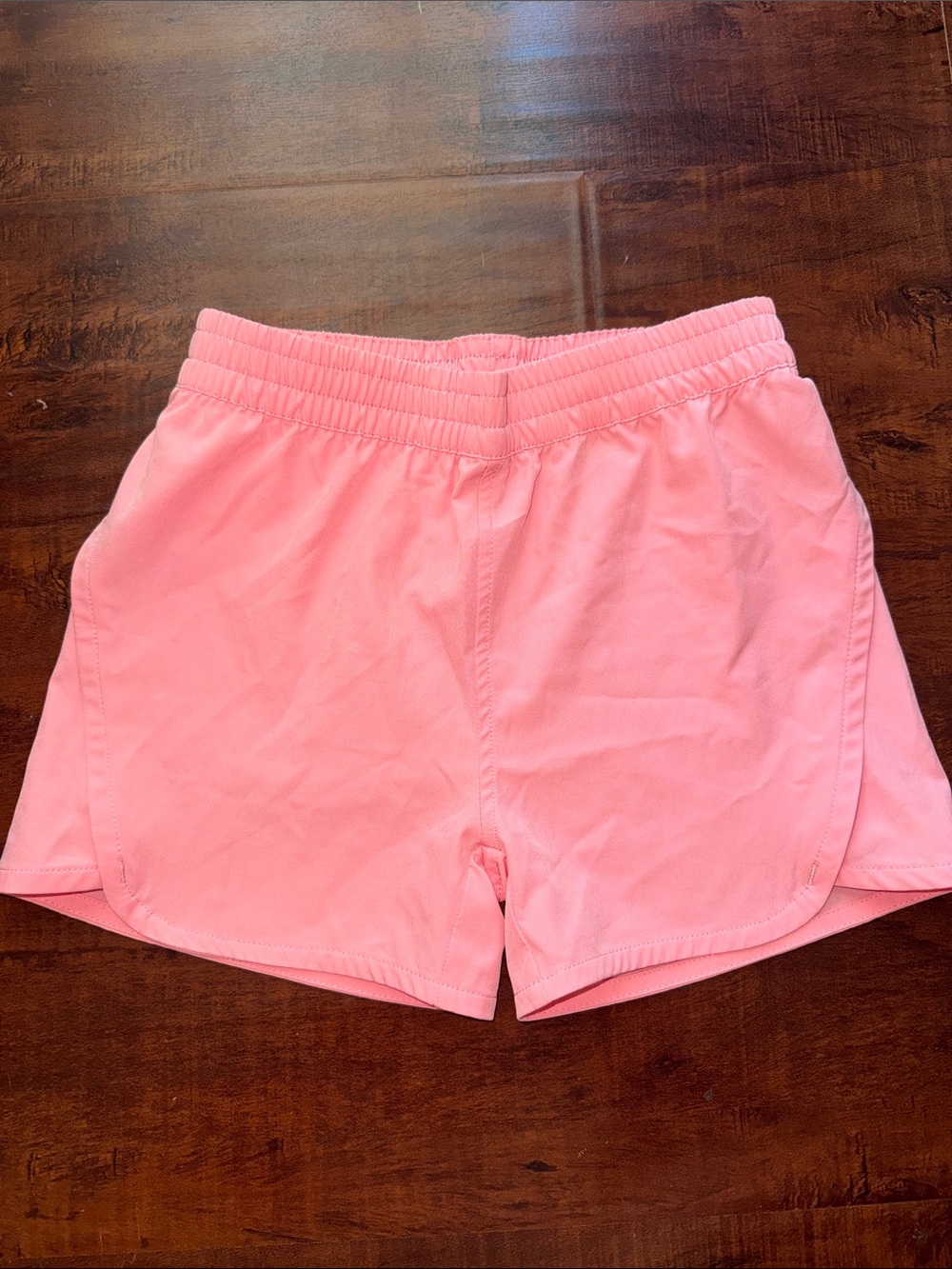 World Wide Sportsman - Kids girls Pink Elastic-Waist Active Shorts